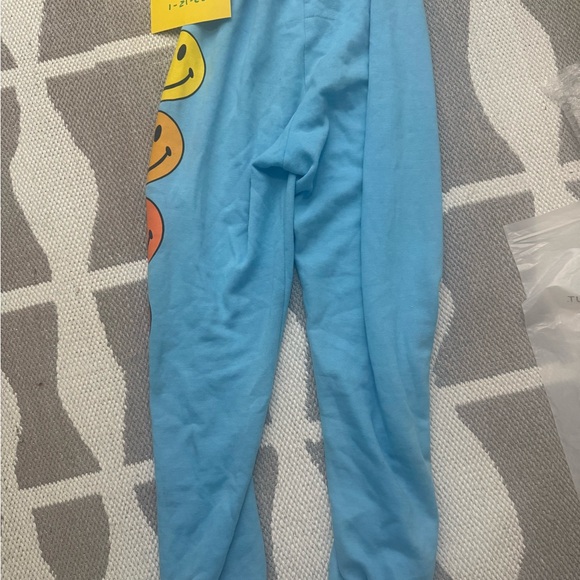 Aviator Nation Aqua Smiley Sundown Sweatpants Size Small Excellent Condition - Picture 3 of 5